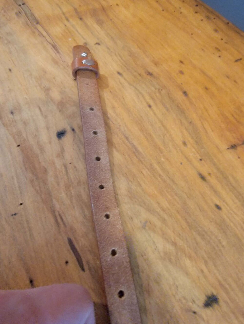 Snaffle Bit Belt-Genuine Snaffle Bit Slung between 1.25" Bridle Leather-Western - Picture 5 of 9